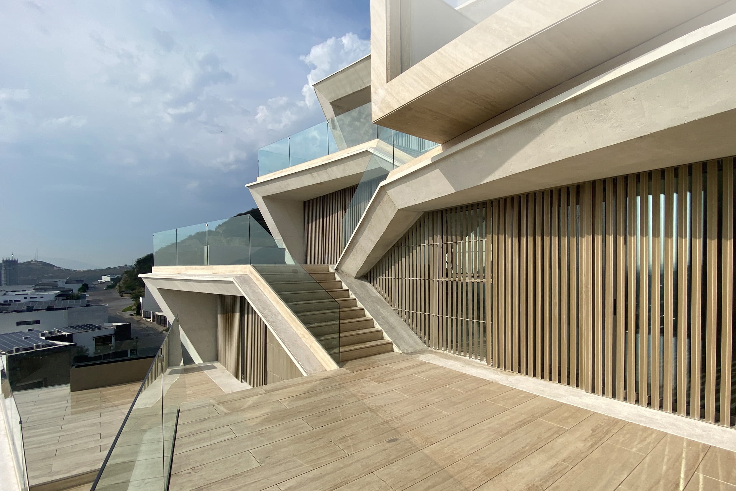 casa montana terraza